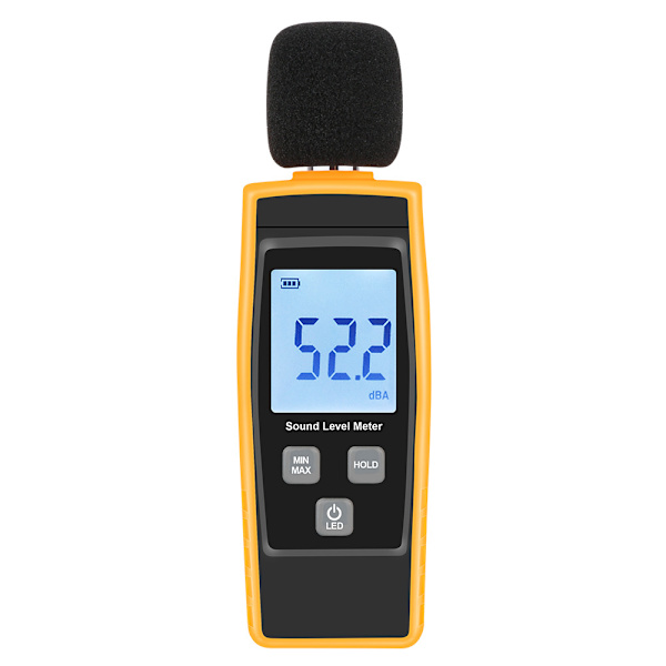 Decibel Bærbar Digital Lydniveau Måler - 30 til 130 dB (A,ZQKLA