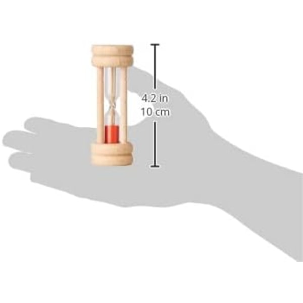 Træ Timeglas Timer, 3 Minutters Timeglas Træ Sandglas, Hou