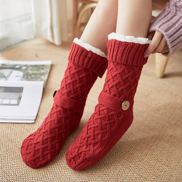 Slippersokker Varme Bløde Sokker Superbløde Fuzzy Sokker Vinter, ZQKLA