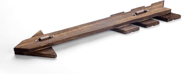 Rustikk Trepil Skilt Veggdekor, 15\" X 4\" Gårdshus Veggmontering