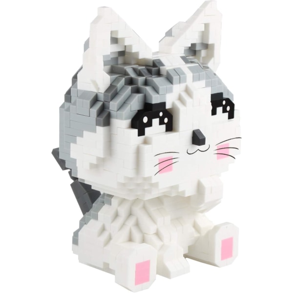 Micro Cat Byggklossar Djur Mini Byggleksak Tegelstenar, 1033 st