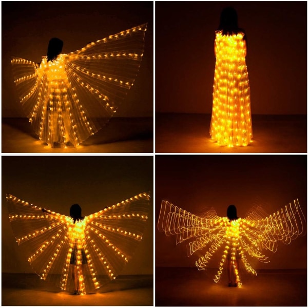 LED-lampor Belly Dance Isis Wings - Bellydance Glow Angel da,ZQKLA