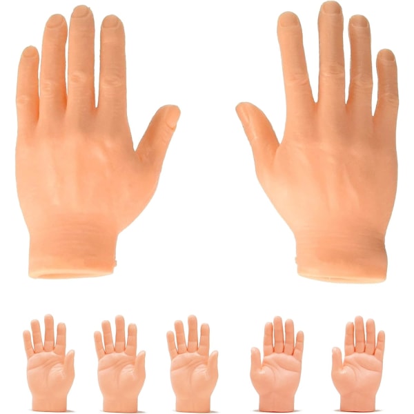 5 vänster- och 5 högerfingerhänder Små händer för skojs skull, minihand, ZQKLA