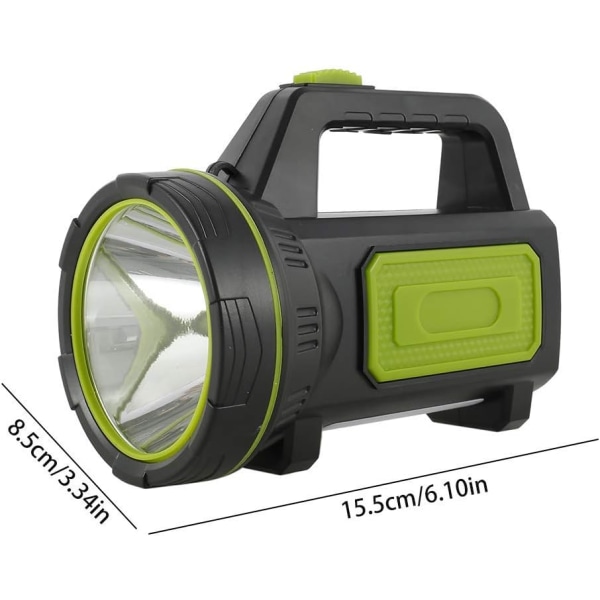 USB Oppladbar Ultra Kraftig LED Lommelykt 600 Lumen 18,ZQKLA
