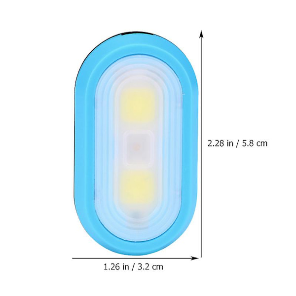 (Orange, Blå, Sort, Grøn uden batteri) 4 stk. Lommeklips L, ZQKLA
