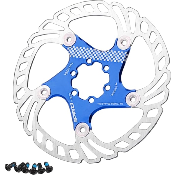 Cykelbromsskiva 180 mm MTB-cykeltillbehör (blå),ZQKLA