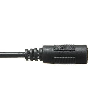 5,5 mm x 2,1 mm DC-strømstik han til hun forlængerkabel ledning stikforbindelseKabellængde: 1,2 M