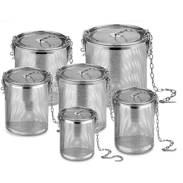 Te-kugle si i rustfrit stål, suppe krydderier separationskurv, krydderifilter 0.3L