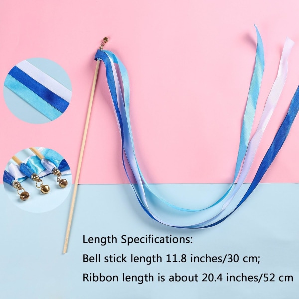 30st Ribbon Sticks Fairy Sticks Ribbon Streamers Wands With,ZQKLA