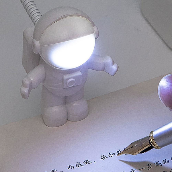 5V Læsebordlampe Astronaut USB Natlampe LED Astronaut Bo