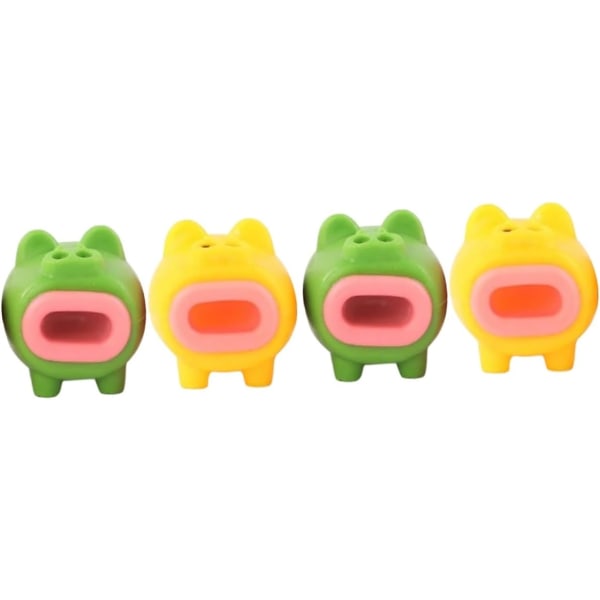 4 stk Pinch Music Toy Dekompresjonsleker Relief Toy Pocket Toy An