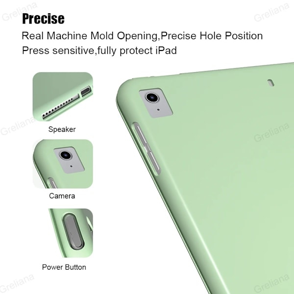 Fodral for Ipad Pro 11, iPad Air 11 11:e 11 2025 5:e 4:e 6:e 10.9 Funda iPad 9:e 10:e 7:e 8:e Gen Fodral Mini 6 7 4 5,su