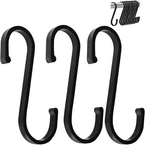 S-kroker 10 stykker Heavy Duty S-formede kroker Anti-rust Multi-,ZQKLA