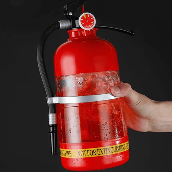 Festklar Brandslukker Øldispenser - Bærbar og Sjov