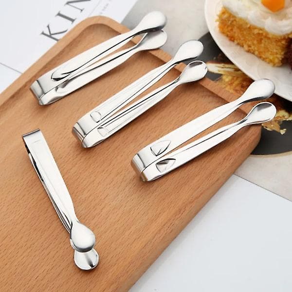 2-pack rostfria kaffesugarstänger Bbq grilltänger