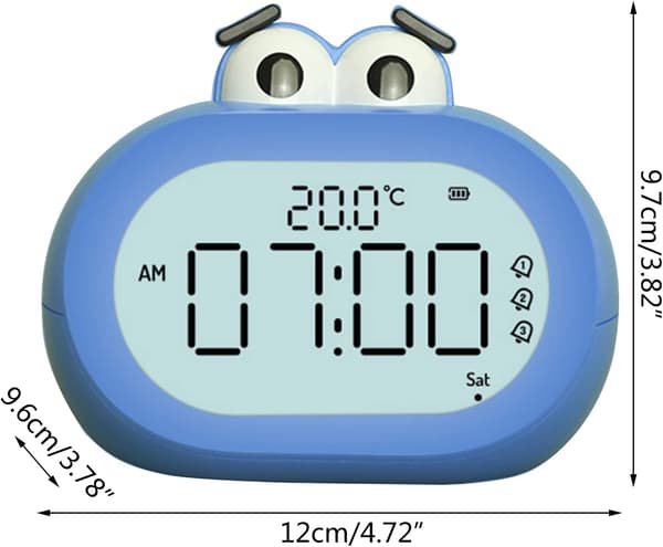Nattlampa Klocka Timer för Skrivbord Digital Väckarklocka Nedräkning