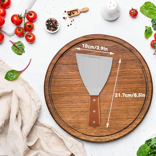 Spatelskrapa Crepe Grill Spatelskrapa Rostfritt Stål, ZQKLA