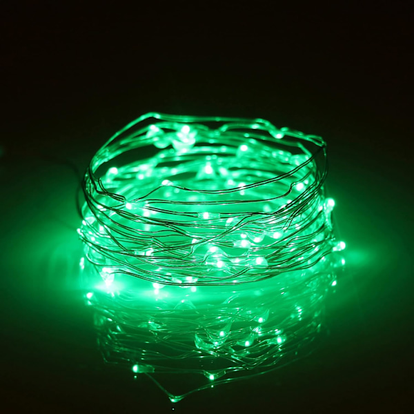 Batteridrivna 6.6Ft/2M 20 LED-ljusslingor Blinkande Chris,ZQKLA