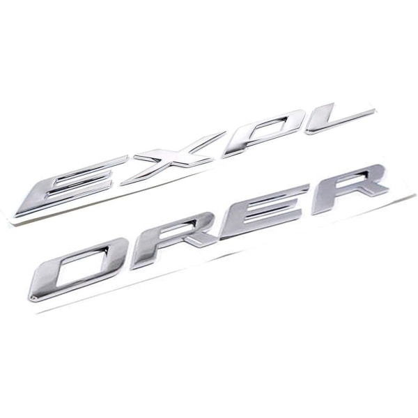 3D Bokstaver ABS Front Hood Emblem Kompatibel for 2011-2021 20,ZQKLA