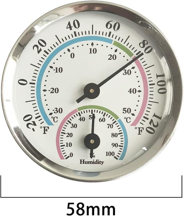 Termometer og Hygrometer, Temperaturhygrometer, Innendørs Termometer og