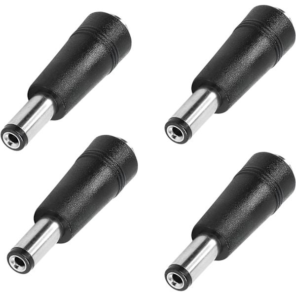 4 st DC-strömadapter 5,5x2,1 mm hane till 4,0x1,7 mm hona Elektrisk