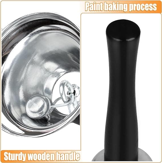 2-pack Handklocka, Middagsklockor för Inomhus Klassrumsklocka, fo,ZQKLA