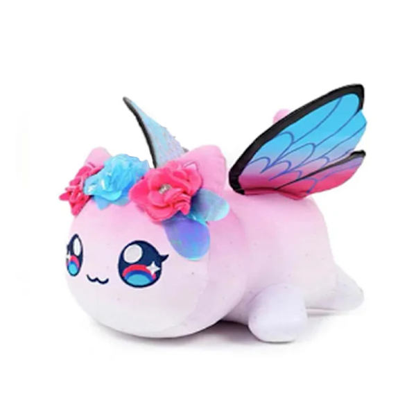 Burger Cat, Cola, Pommes Frites, Donuts, Plush Kattleksak, Lugnande Leksak för Barn butterfly cat