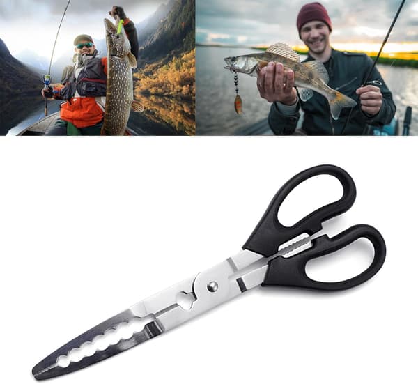 Multifunksjonell fisketang i rustfritt stål med snor-kutter S, ZQKLA