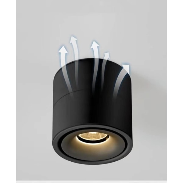 LED 12W Dæmpbar loftspotlight Art Lighting spot Lights ,ZQKLA