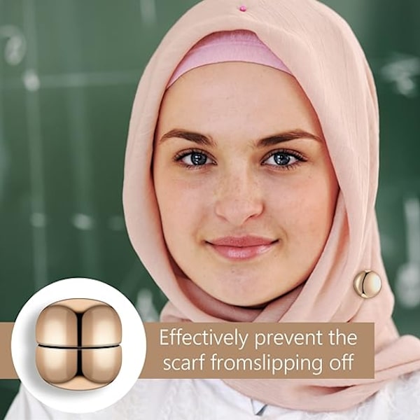 Magnetiske Pins til - Stærkeste Hijab Pins til Kvinder, Multi-Pu,ZQKLA
