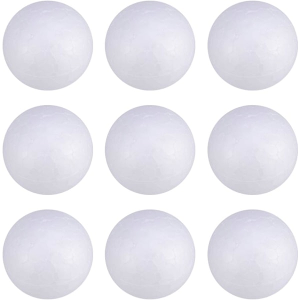 100 stycken vita frigolitbollar DIY frigolitbollar för konst, ZQKLA