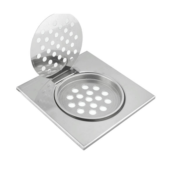 1 st 10*10cm badrumsduschfällgolvdräneringsrör tjock filt, ZQKLA