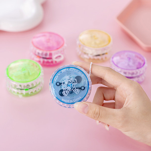 10 st/set Barn Yo-yo Lysande Nya Led Blinkande Boll Par, ZQKLA