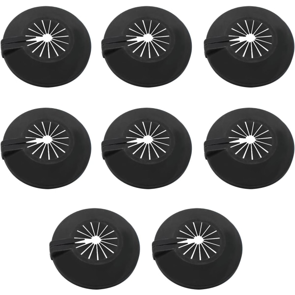 8 kpl patteriputken suojuksia, yleiskäyttö 8-30 mm putkille, ZQKLA