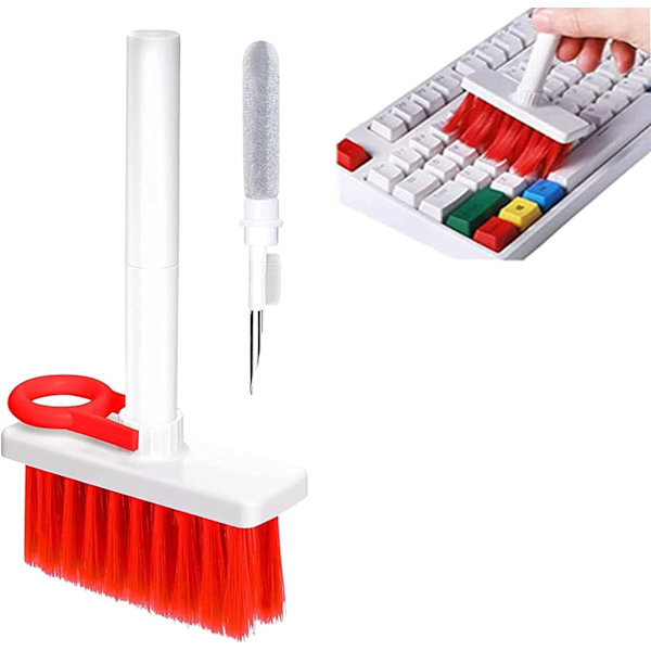Tastaturrensesæt, 5 i 1 Støvrensebørste til Computer/Ce