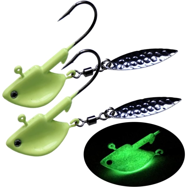 Fishing Jigheads, Jighead for Soft Lure Jighead med diskant ,ZQKLA