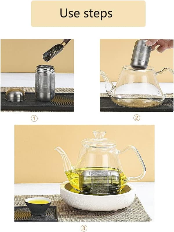 Te-infuser, 304 rustfritt stål te-kule, original te-infuser, ZQKLA