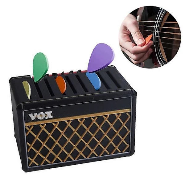 Gitarrplektrumhållare, Gitarrplektrum Display Hållare, Gitarrplektrum Förvaringslåda Set För Gitarrspelare Och Musiker, su