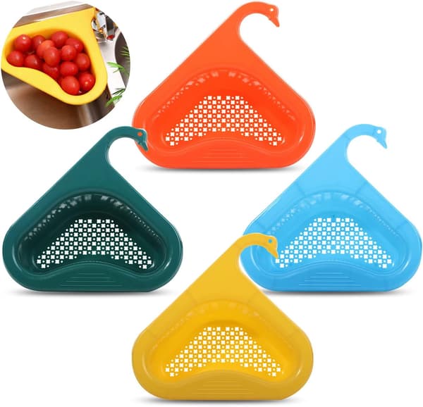 4-pack Multifunktionell Köksvaskfilterkorg, Svanform, ZQKLA