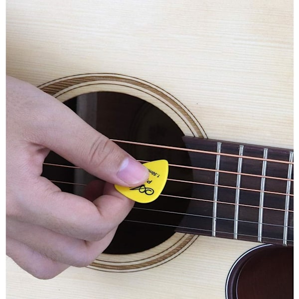 Plektrum, 40-pack Gitarrplock Set med Plektrum för Elgitarr