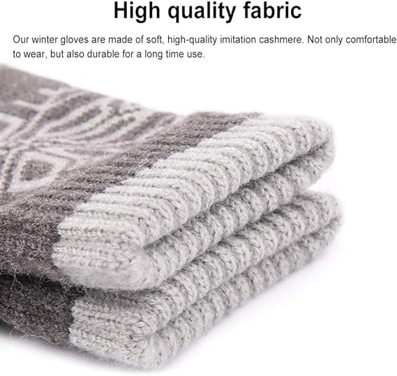 1 Par Vinterhandsker Touch Screen Handsker Stretch Cashmere Gl,ZQKLA