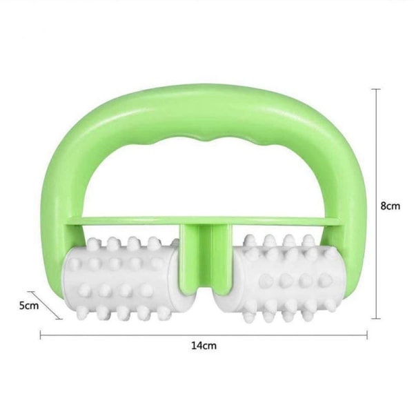 2 st (Röd) Typ Fettkontroll Rullmassager, ZQKLA