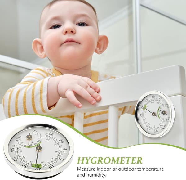 Hygrometer Termometer Innendørs Temperatur Fuktighetssensor Mo,ZQKLA