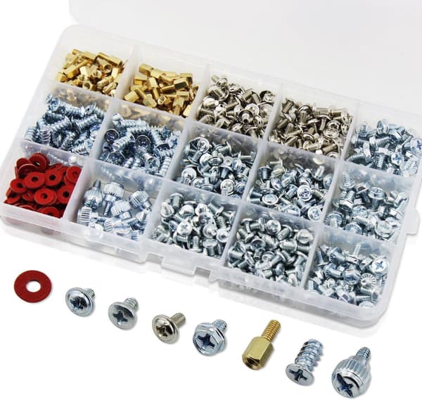 620 stk. Pan Hoved Skruer til Computer/PC Reparation, DIY 620PCS, ZQKLA