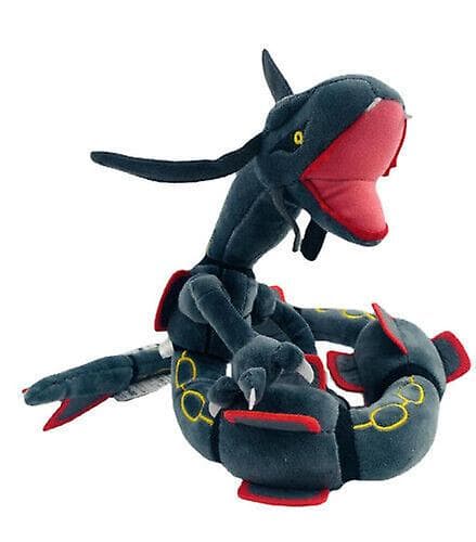 80 cm Grøn Rayquaza Sort Drage Plyslegetøj Udstoppede Dukke Børnefødselsdagsgaver, Sort
