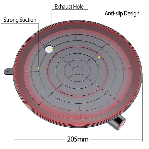 Sugkoppar för kakel, glas, lyftkapacitet 110 kg, ZQKLA