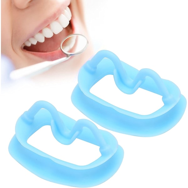 2 stykker, dental bærbar genanvendelig silikone kindretraktor, ZQKLA