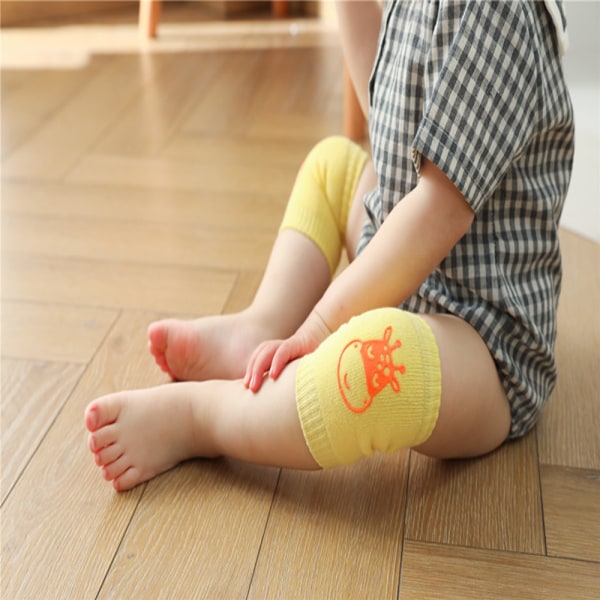 Baby Crawling Anti-Slip Knee, Unisex Baby Småbarn Kneebeskyttere, ZQKLA