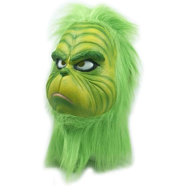 Grønt monster Maske Kostymetilbehør Christmas Cosplay ,Gr,ZQKLA