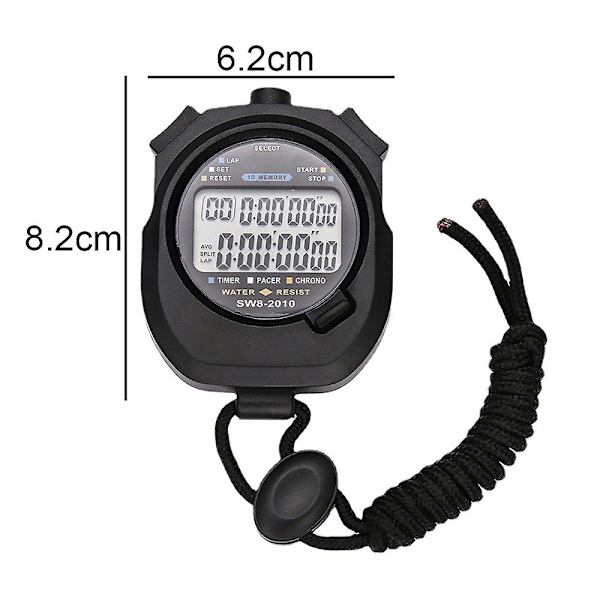 Digital Stopur - Interval Timer Med Stor Skærm, ZQKLA